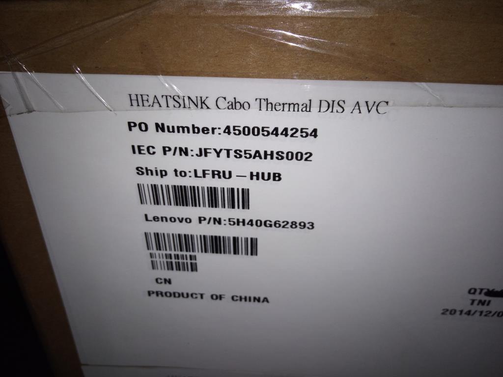Lenovo Hs Heat Sinks - 5H40G62893