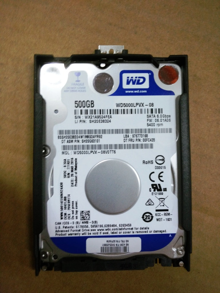 Lenovo Hd Hard Drives - 00PA954