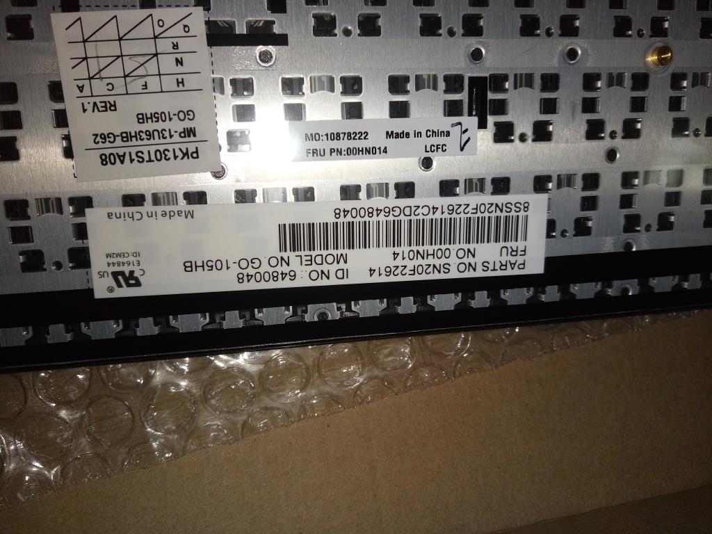 Lenovo Ki Keyboards Internal - 00HN014