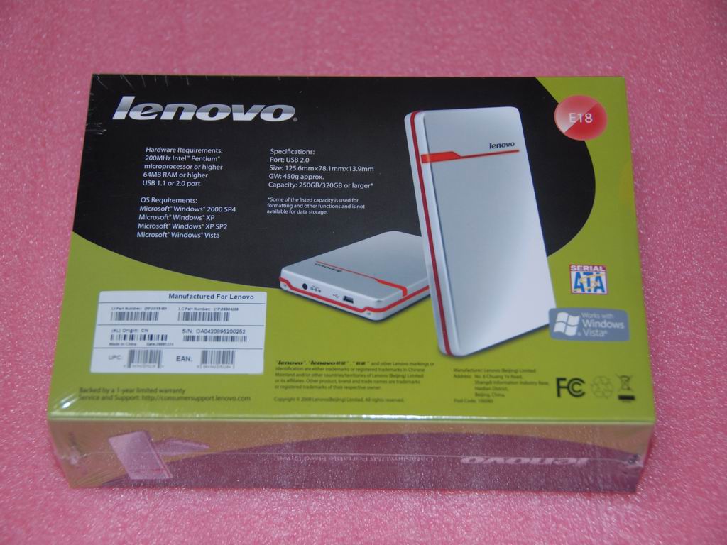 Lenovo 16004208 Hdd Dataslim Uhd E18-320Gb