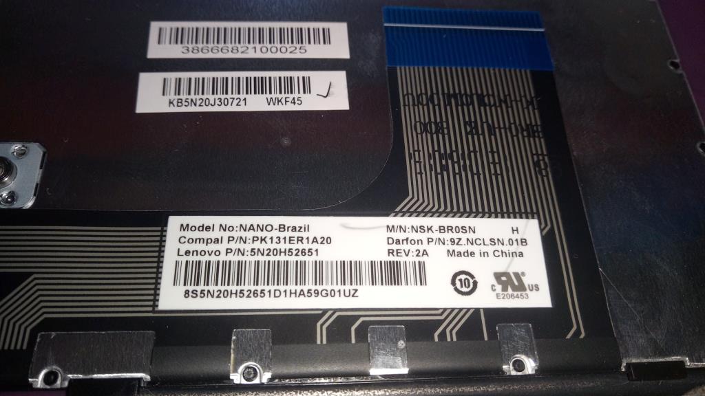 Lenovo Ki Keyboards Internal - 5N20J30721