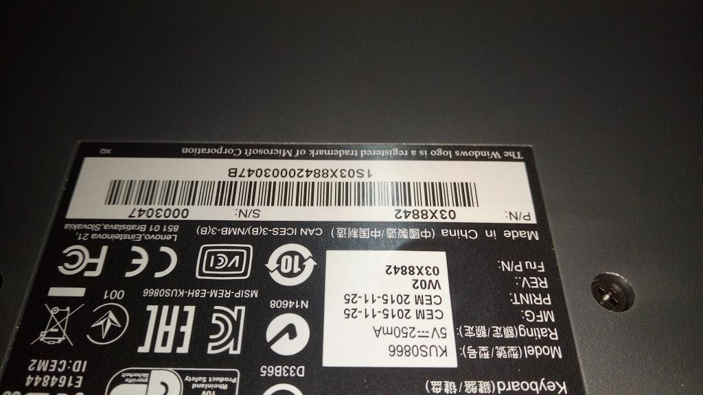 Lenovo Kb Keyboards External - 03X8842