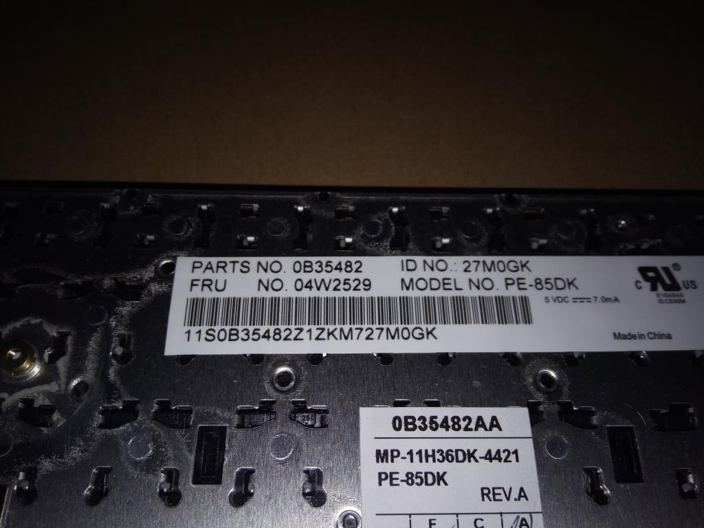 Lenovo Ki Keyboards Internal - 04W2529