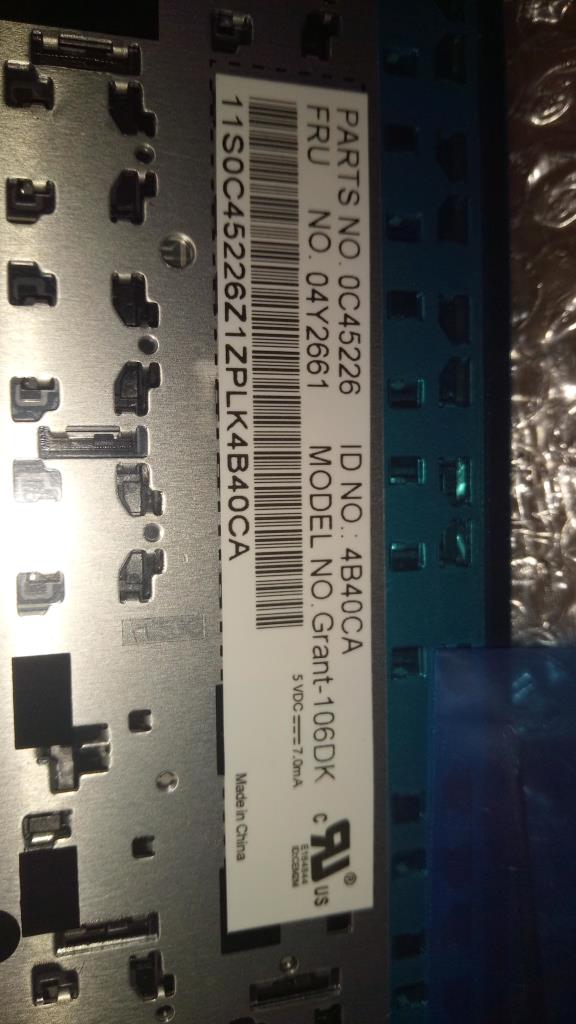 Lenovo Ki Keyboards Internal - 04Y2661