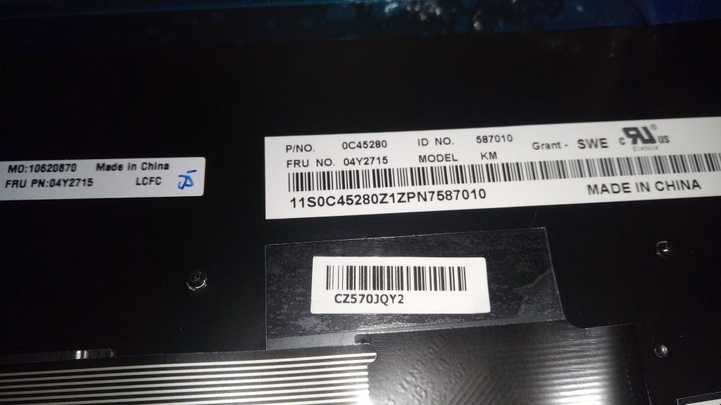 Lenovo Ki Keyboards Internal - 04Y2715