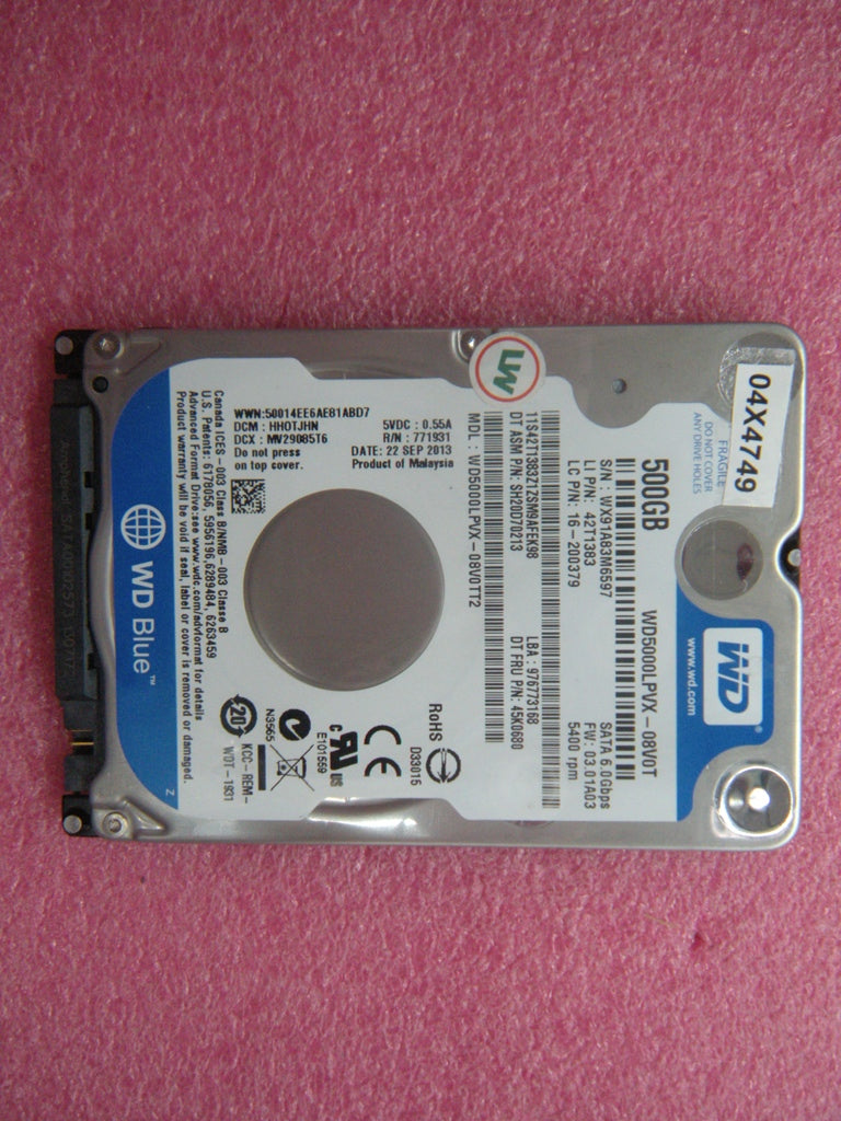 Lenovo Hd Hard Drives - 04X4749