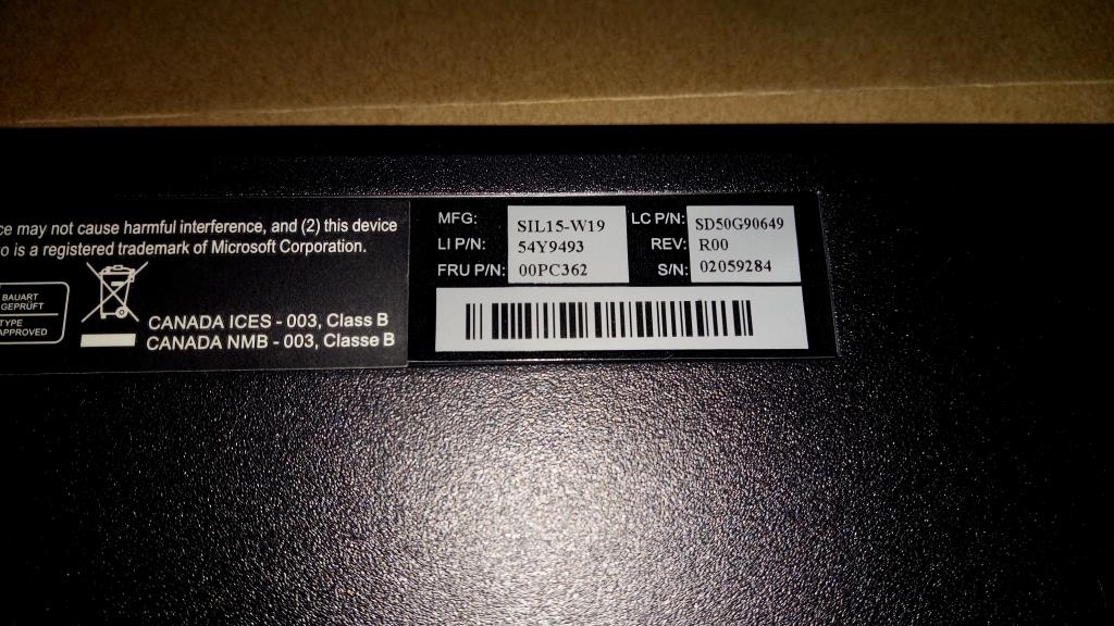 Lenovo Kb Keyboards External - 00PC362