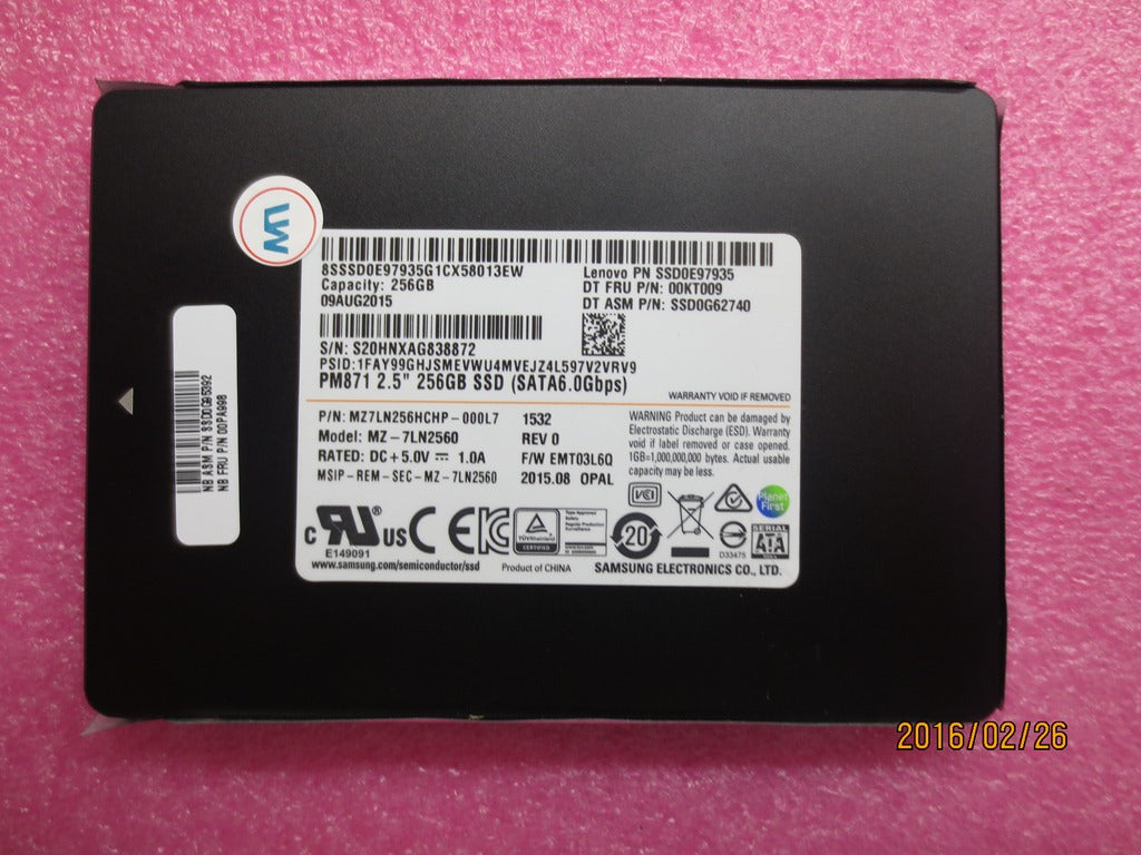 Lenovo 00PA998 Solid State Drive