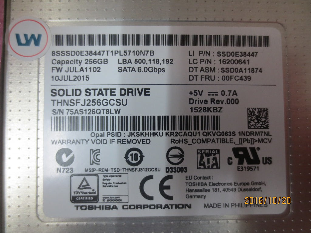 Lenovo Sd Solid State Drives - 00UP607