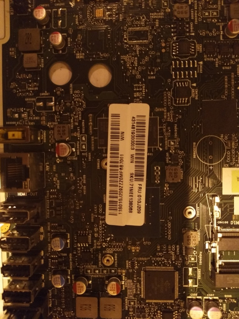 Lenovo Mb Dis 2G I3-6100U Hdmi Win W/ - 01GJ209