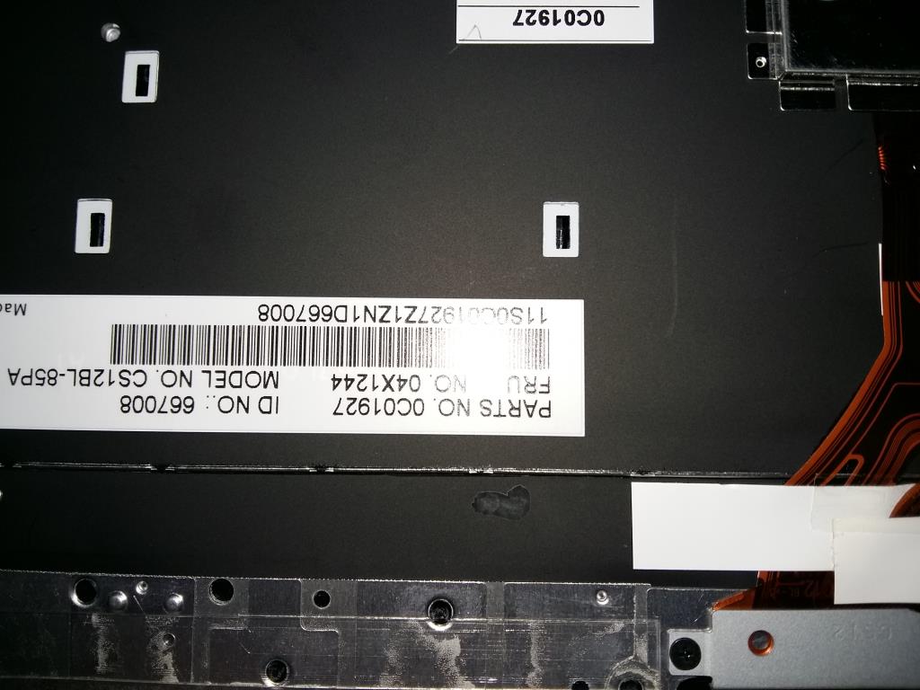 Lenovo Ki Keyboards Internal - 04X1244