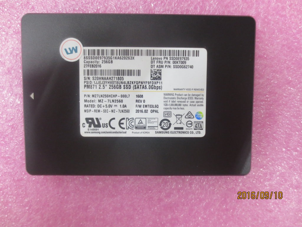 Lenovo 00KT009 Solid State Drive