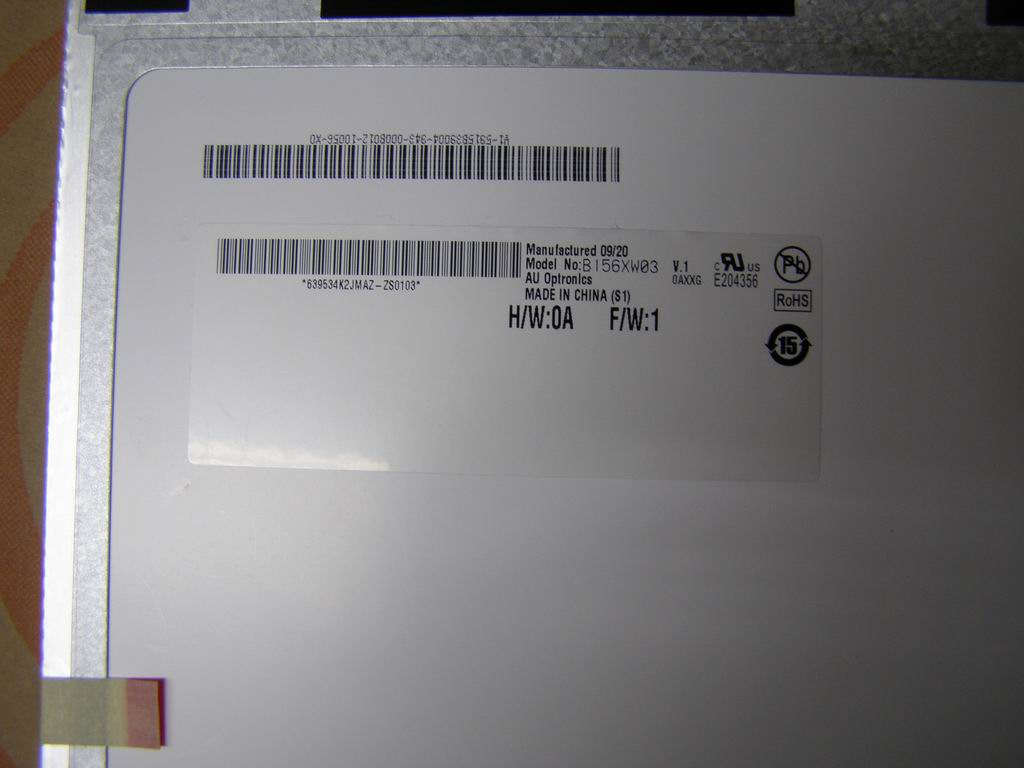 Lenovo 18003857 Lcd Auo B156Xw03 V1 Hd G Led1