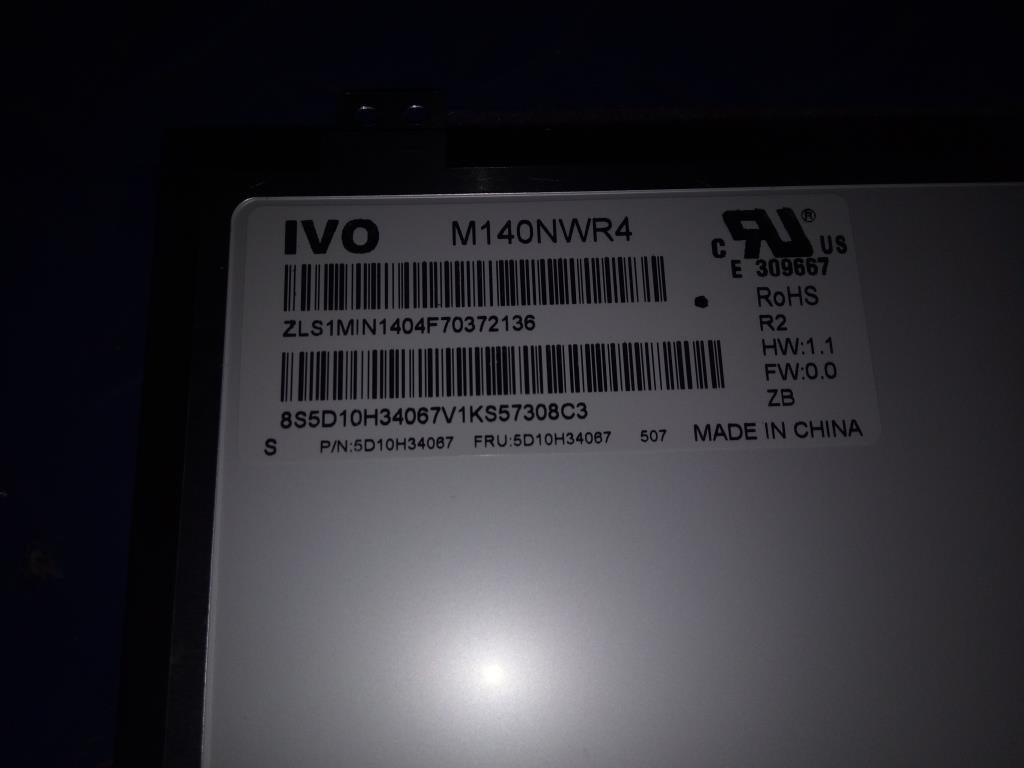 Lenovo Lp Lcd Panels - 5D10H34067
