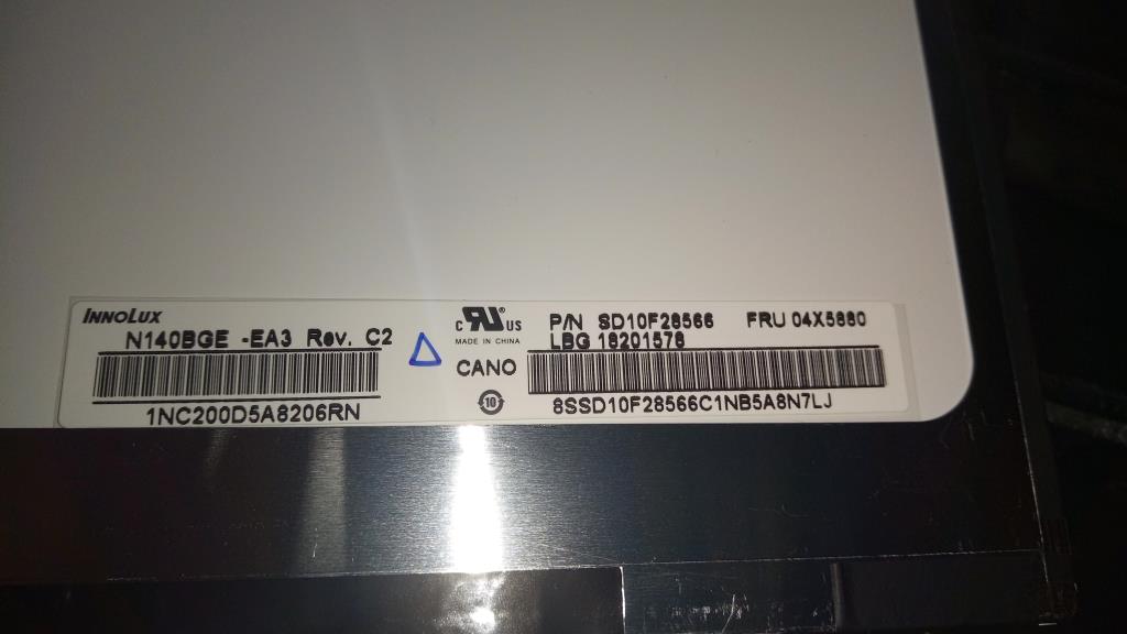 Lenovo Laptop Lcd Screen - 18201578