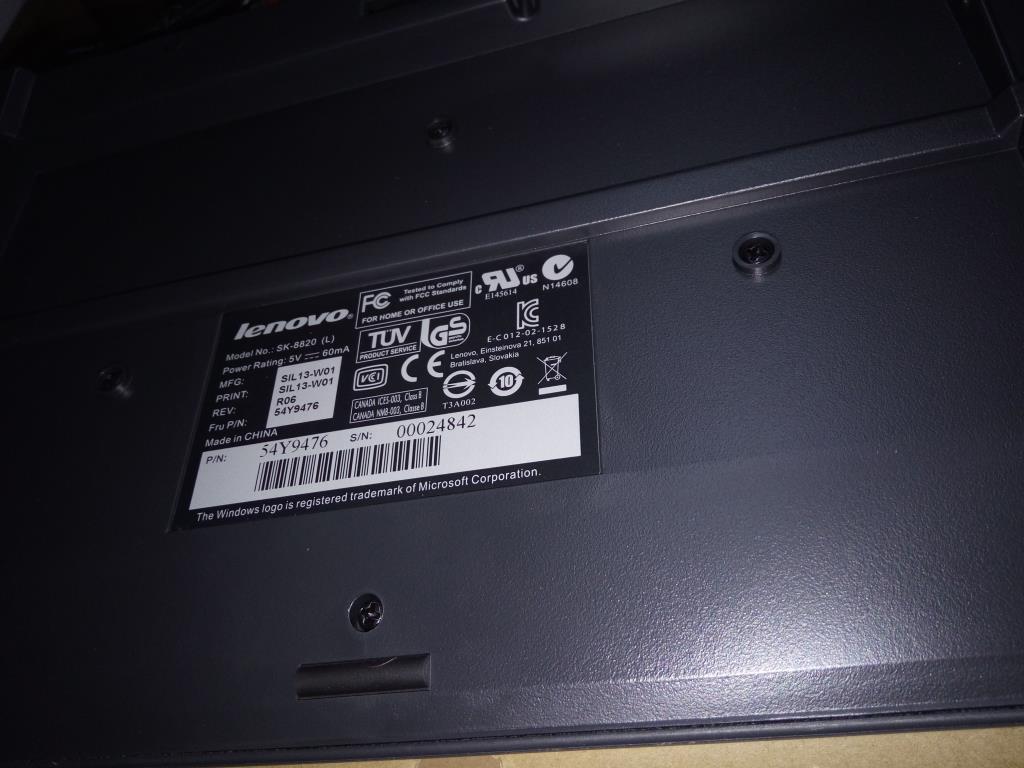Lenovo Kb Keyboards External - 54Y9476
