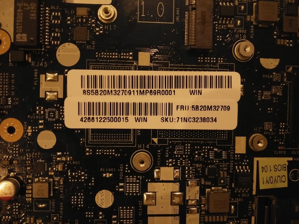 Lenovo Mb Uma I5-7200U Bl Fp Win - 5B20M32709