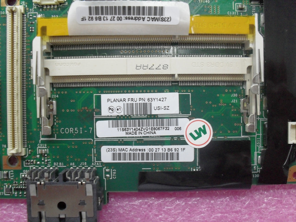 Lenovo System Boards - 63Y1427