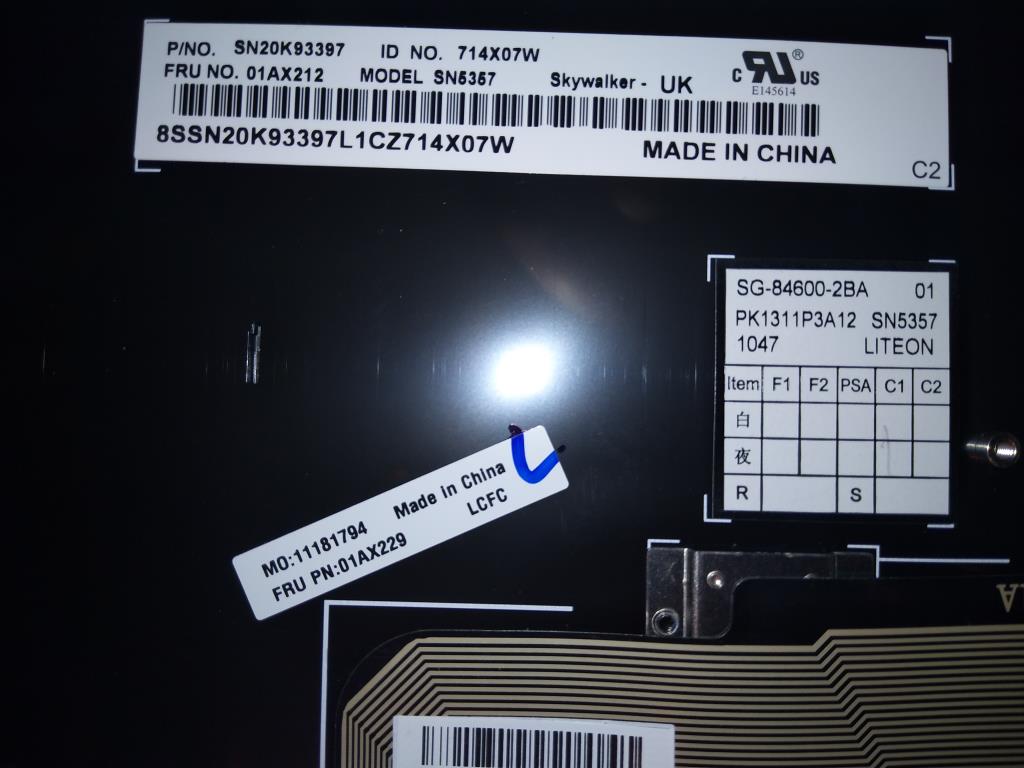 Lenovo Skywalkerkbd,Gb,Ltn - 01AX229