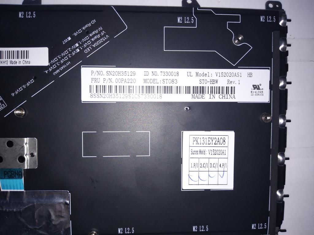 Lenovo Ki Keyboards Internal - 00PA220