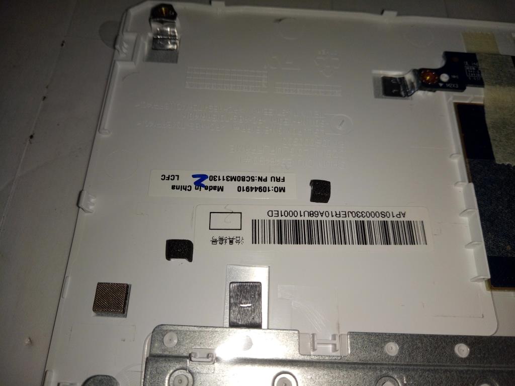 Lenovo Logic Upper Assembly Bl Wht Ge - 5CB0M31130