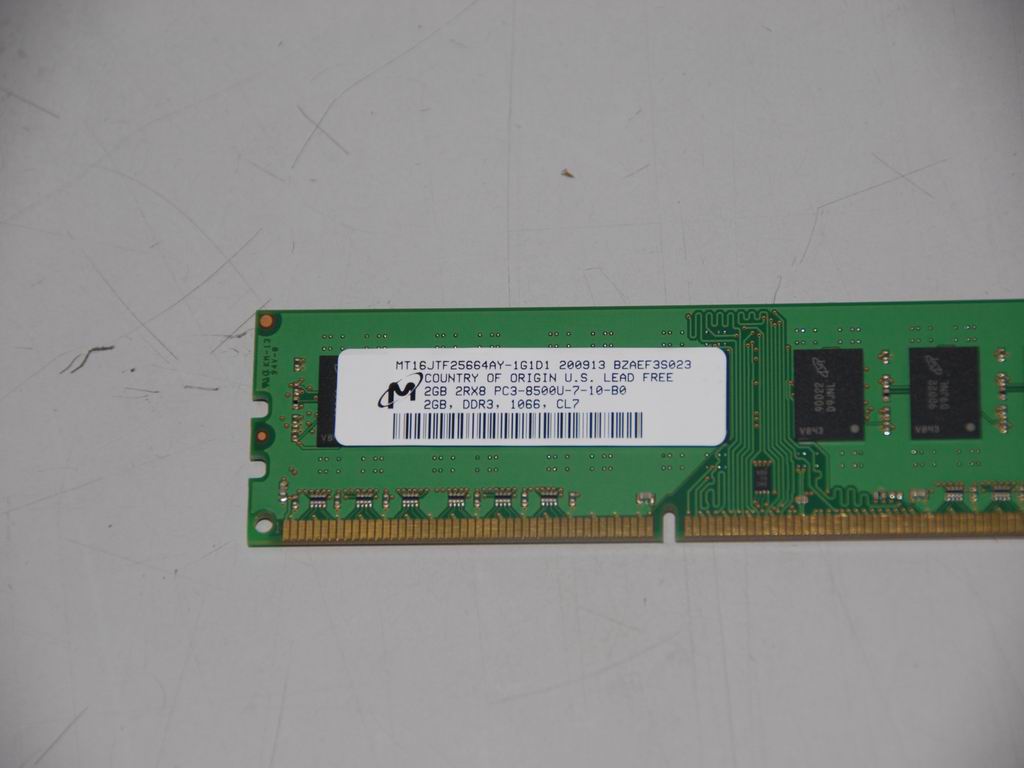 Lenovo 1005622 Ddr3 2G Mt16Jtf25664Ay-1G1D1