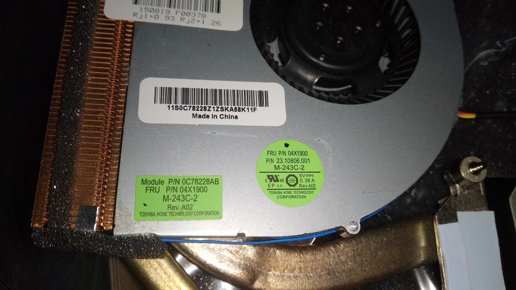 Lenovo 04X1900 Fa Fans