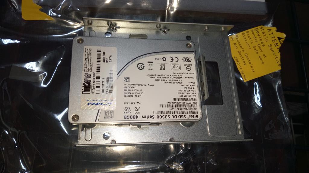 Lenovo Ssd Asm Nhs Ssd 480G 2.5 Asm - 03T7911