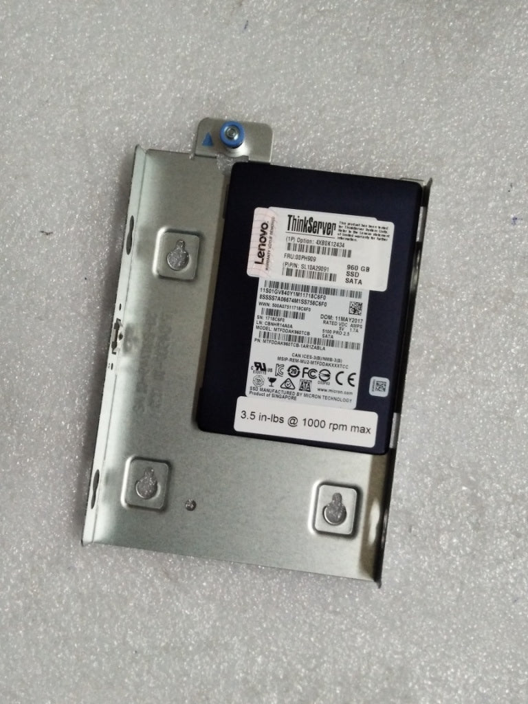Lenovo Nhs 960Gb 6Gb Sata 2.5-Inch As - 00PH909