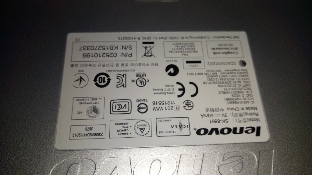 Lenovo Kb Keyboards External - 25210199