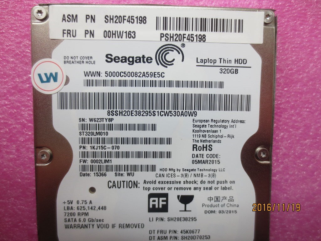 Lenovo Hdd - 00HW163