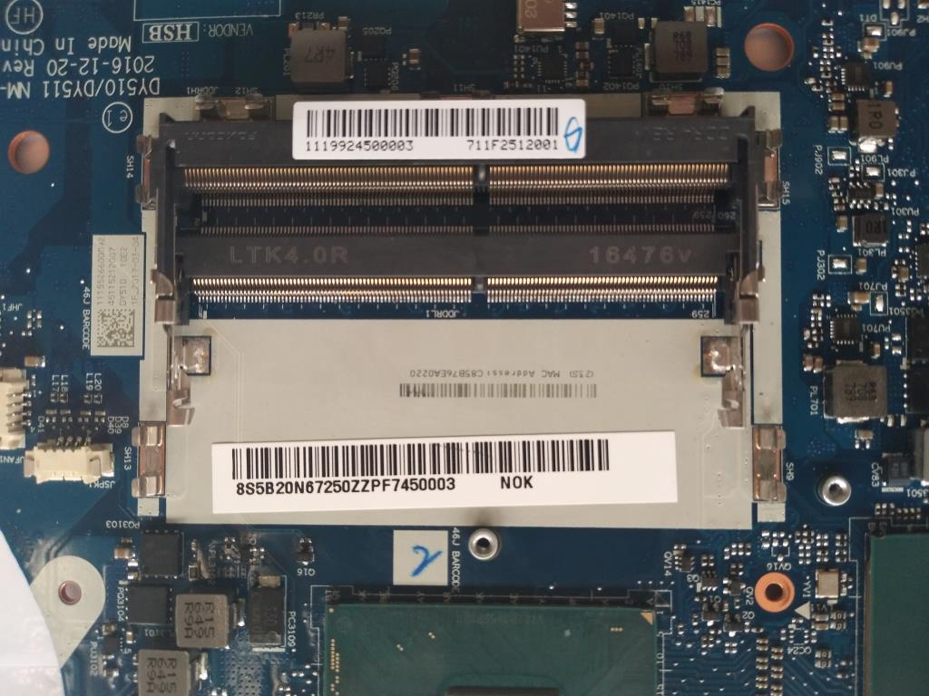 Lenovo Mb Nmb163 I57300H V6G Red 720P - 5B20N67250