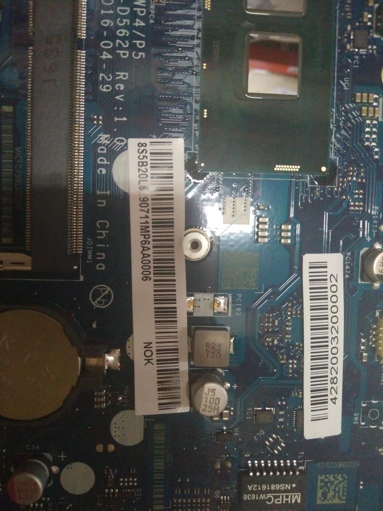 Lenovo 5B20L82907 Mb 2G 4405U 10 4G W/Rtc