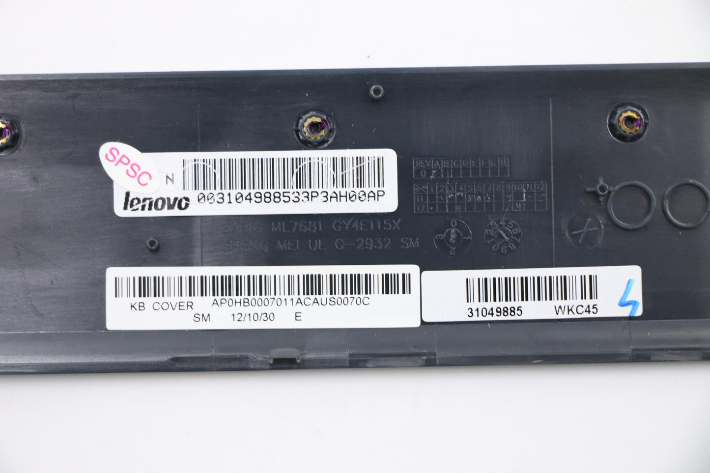 Lenovo 31049885 Key Board Cover Piqy1