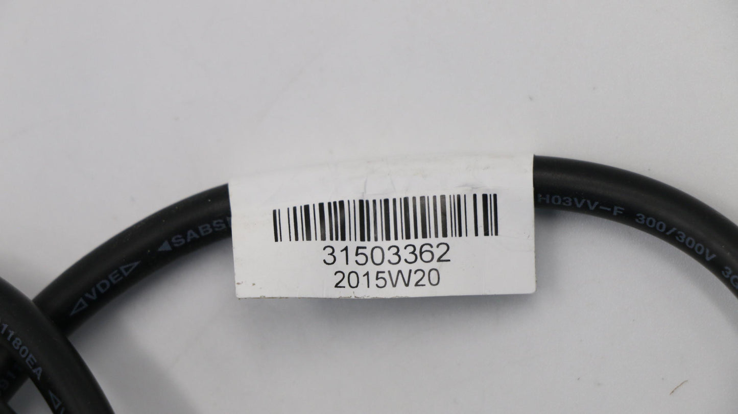 Lenovo (31503362) 1.0M Power Cord, C5 Plug, Israel Compatible