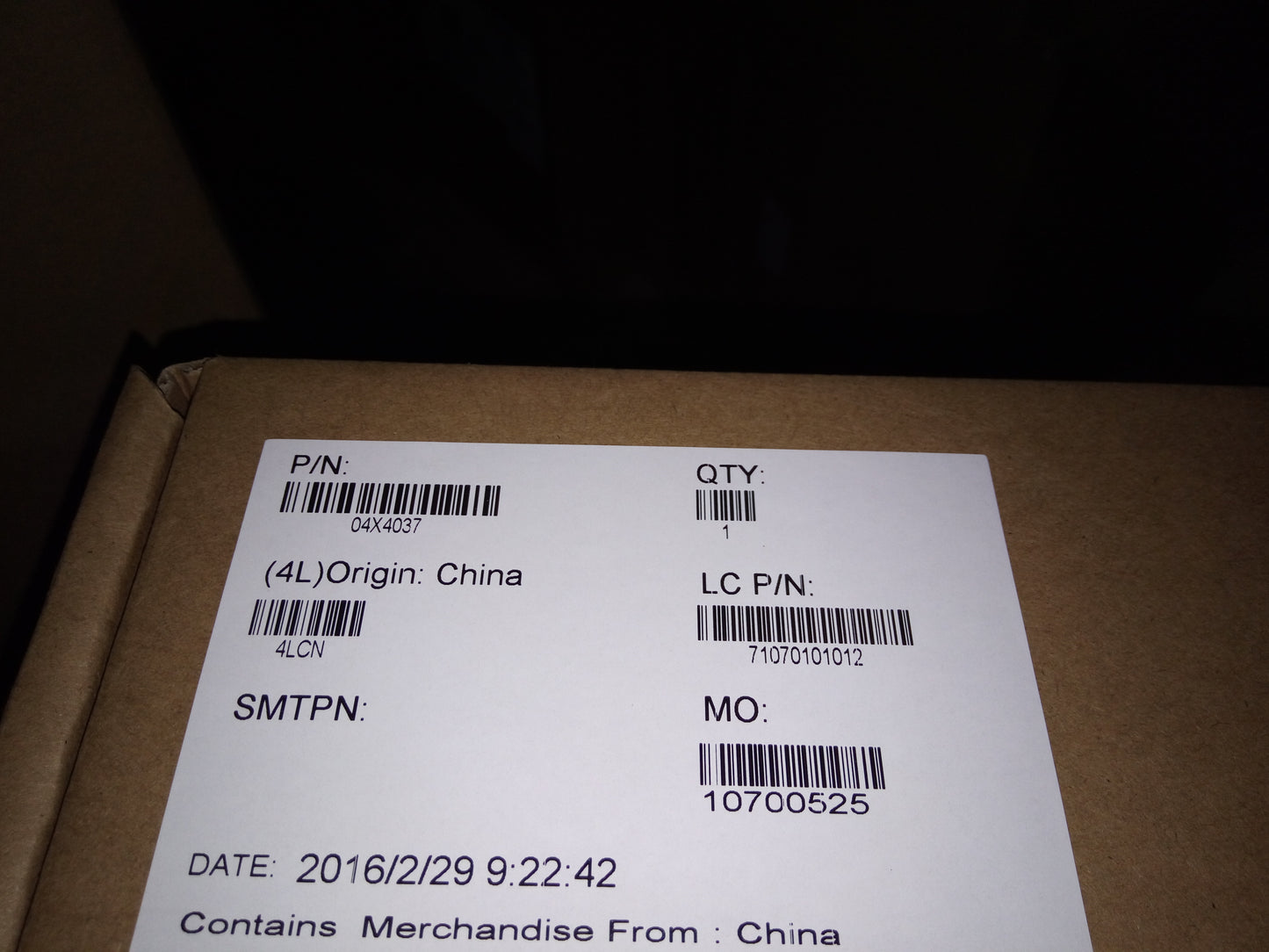 Lenovo Mb - 04X4037