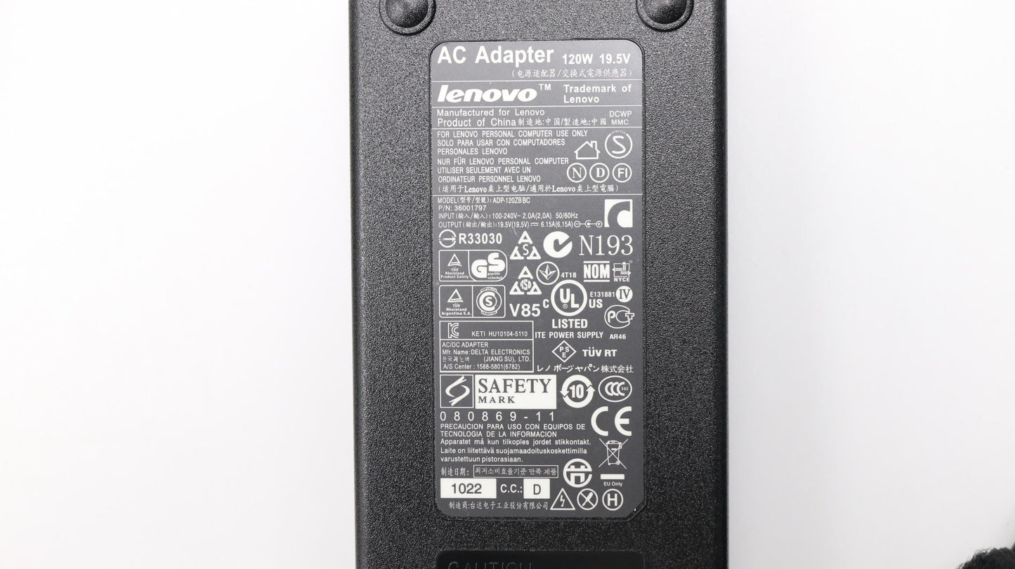 Lenovo Adp Delta Adp-120Zb Bcd 120W - 36001797