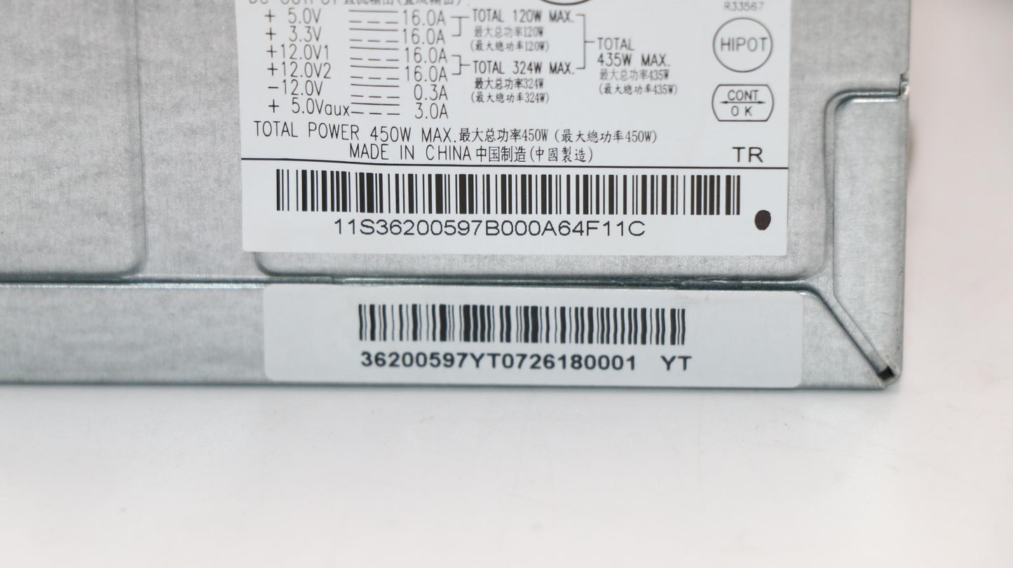 Lenovo Acbel Pc7033-El2G 450W Psu - 36200597