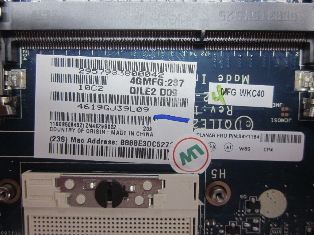 Lenovo Glenn-1/1.1/N-1 Fru Planar Asm - 04Y1184