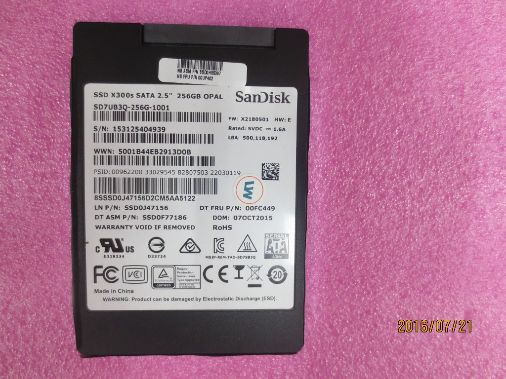 Lenovo Replacement Part - 00Up402