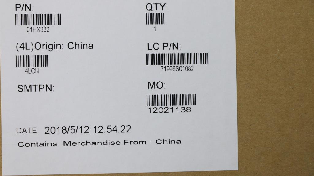 Lenovo Et480 Kb Chy Nbl Kb Th - 01HX332