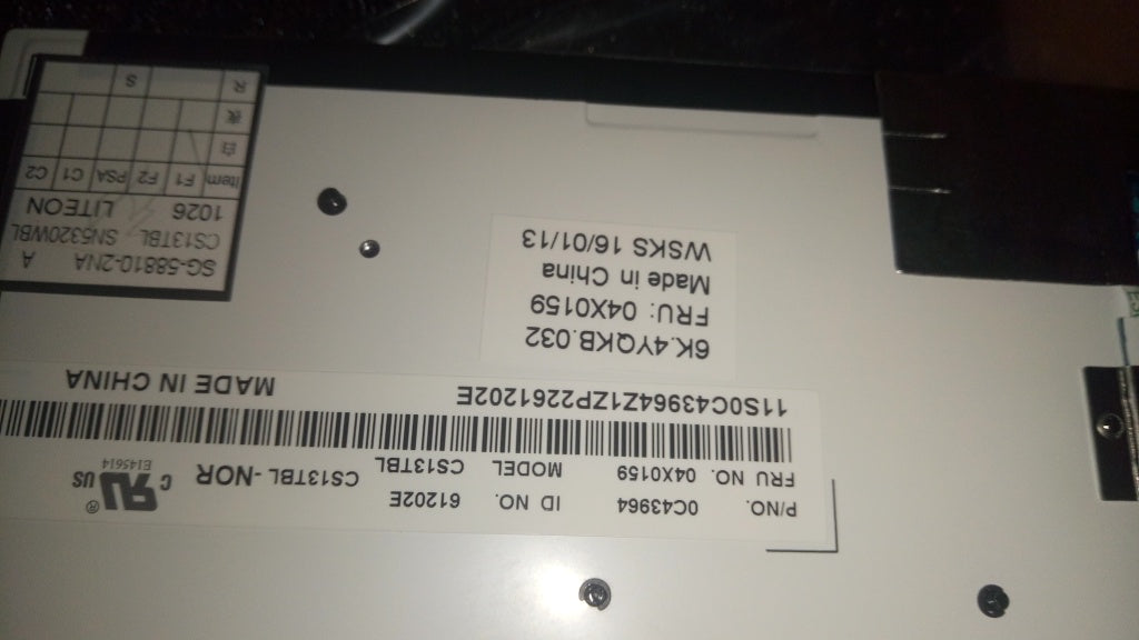 Lenovo Ki Keyboards Internal - 04X0159