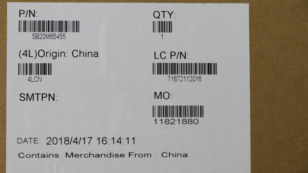 Lenovo Mb I3-7100U Uma 4G Tpm Ww Win - 5B20M65455