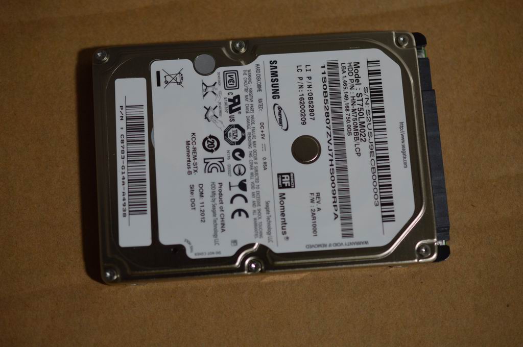 Lenovo 16200209 Hdd St750Lm022 5.4K 9.5 750G