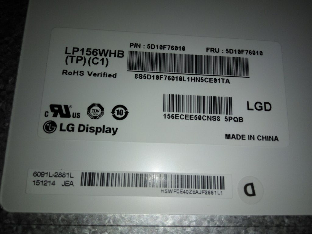 Lenovo 5D10F76010 Laptop Lcd Screen