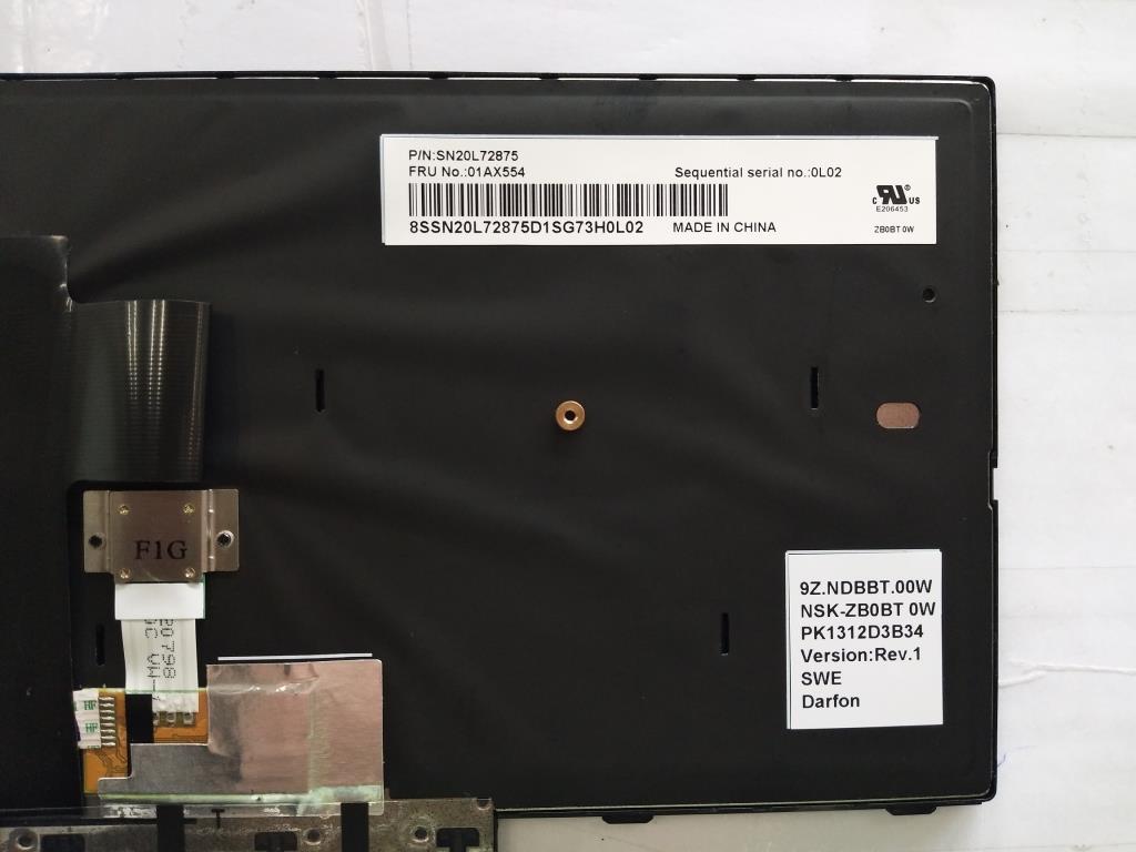 Lenovo Ct470 Keyboard Se Dfn Bl - 01AX554