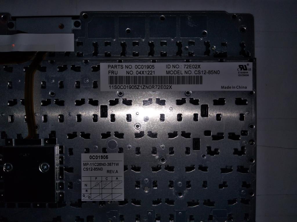 Lenovo Ki Keyboards Internal - 04X1221