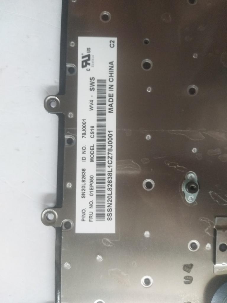 Lenovo Nb Keyboard Keyboard N/Bl Ltn - 01EP050