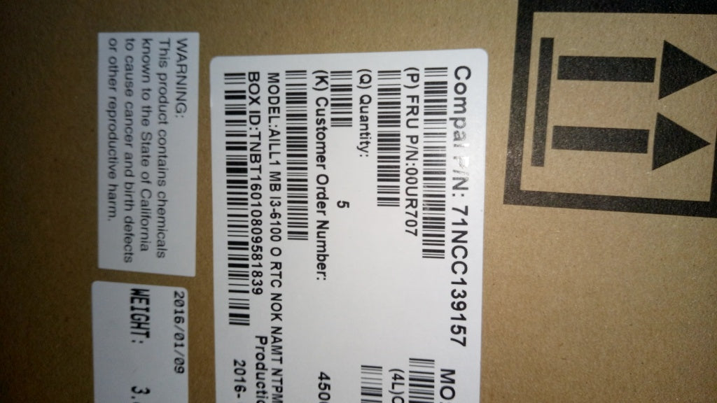 Lenovo Pl System Boards - 00UR707