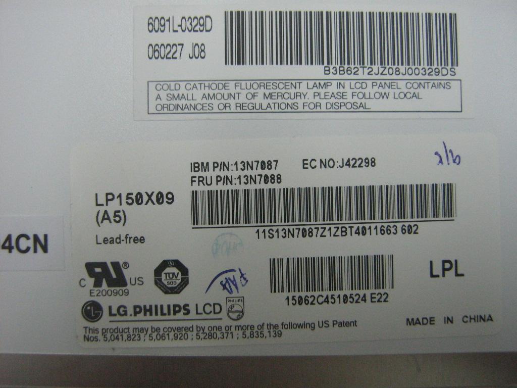 Lenovo Lcd 15Xg1 - 13N7088